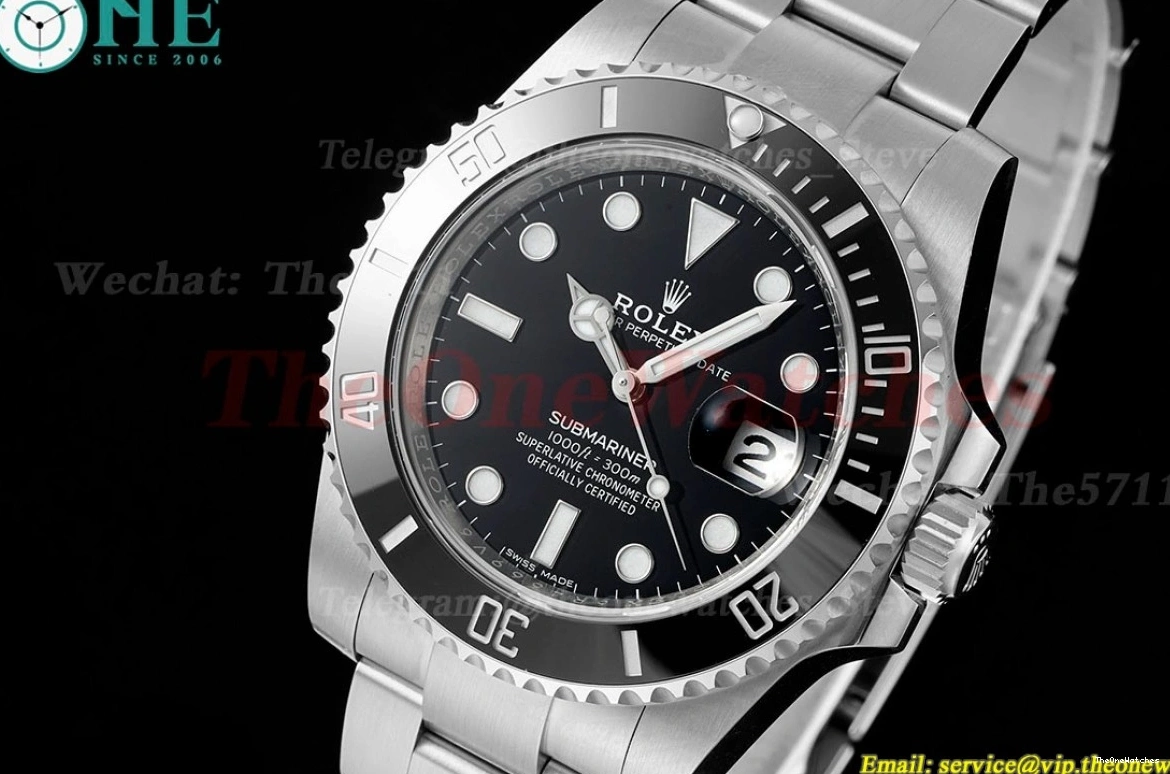 Submariner SS SS ARF VS3135 40mm Black Dial 116610LN 0201